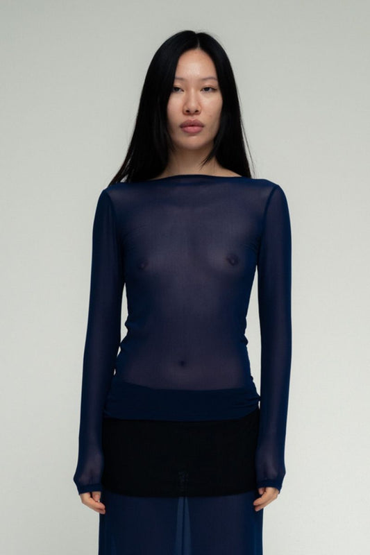 Boatneck Long Sleeve Tee
