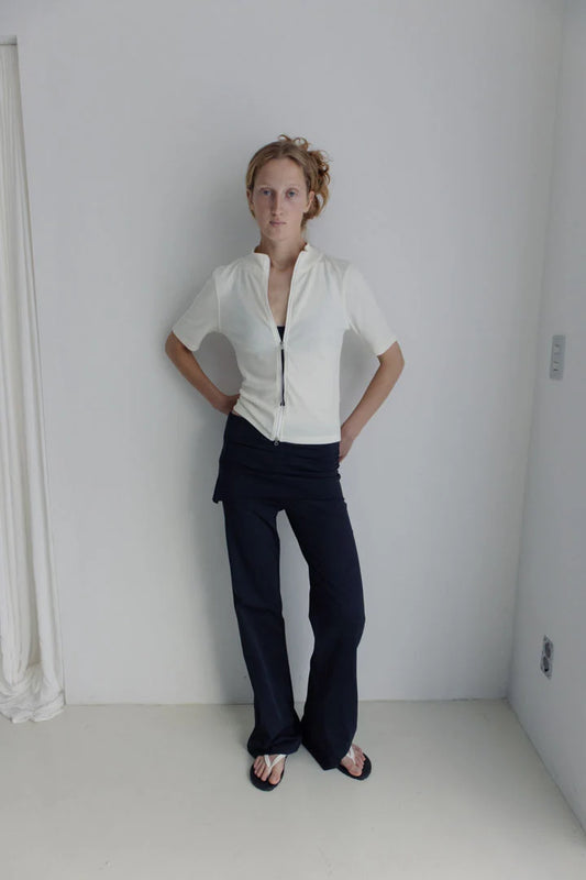 Recycled Zip Cardigan