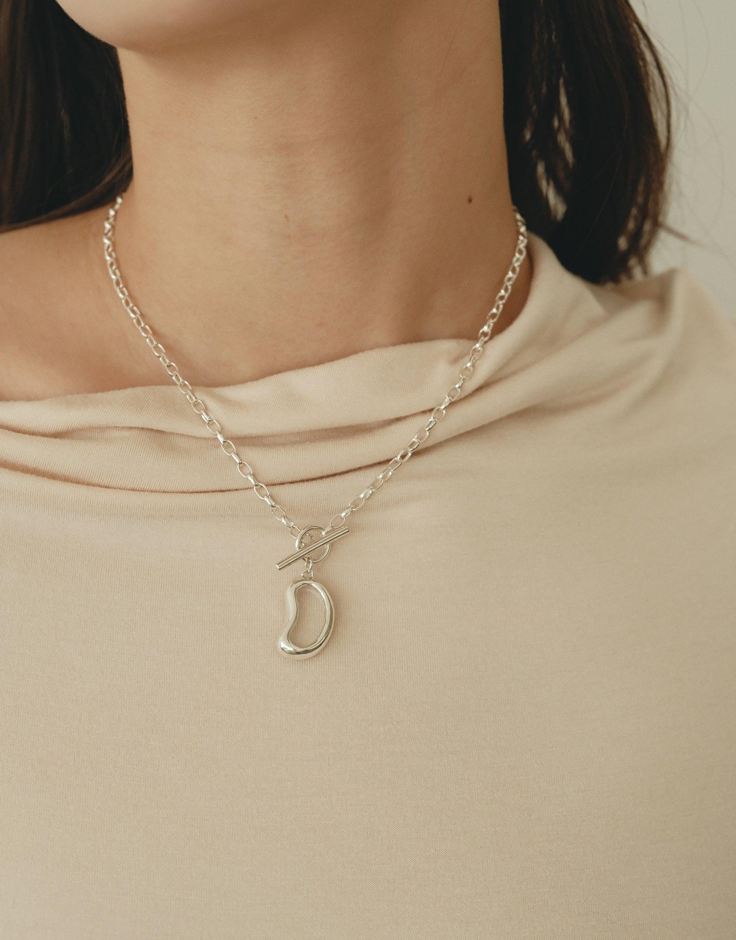 Bean Toggle Necklace