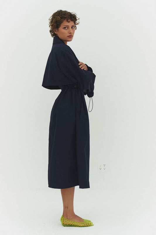Cinched Trench Coat