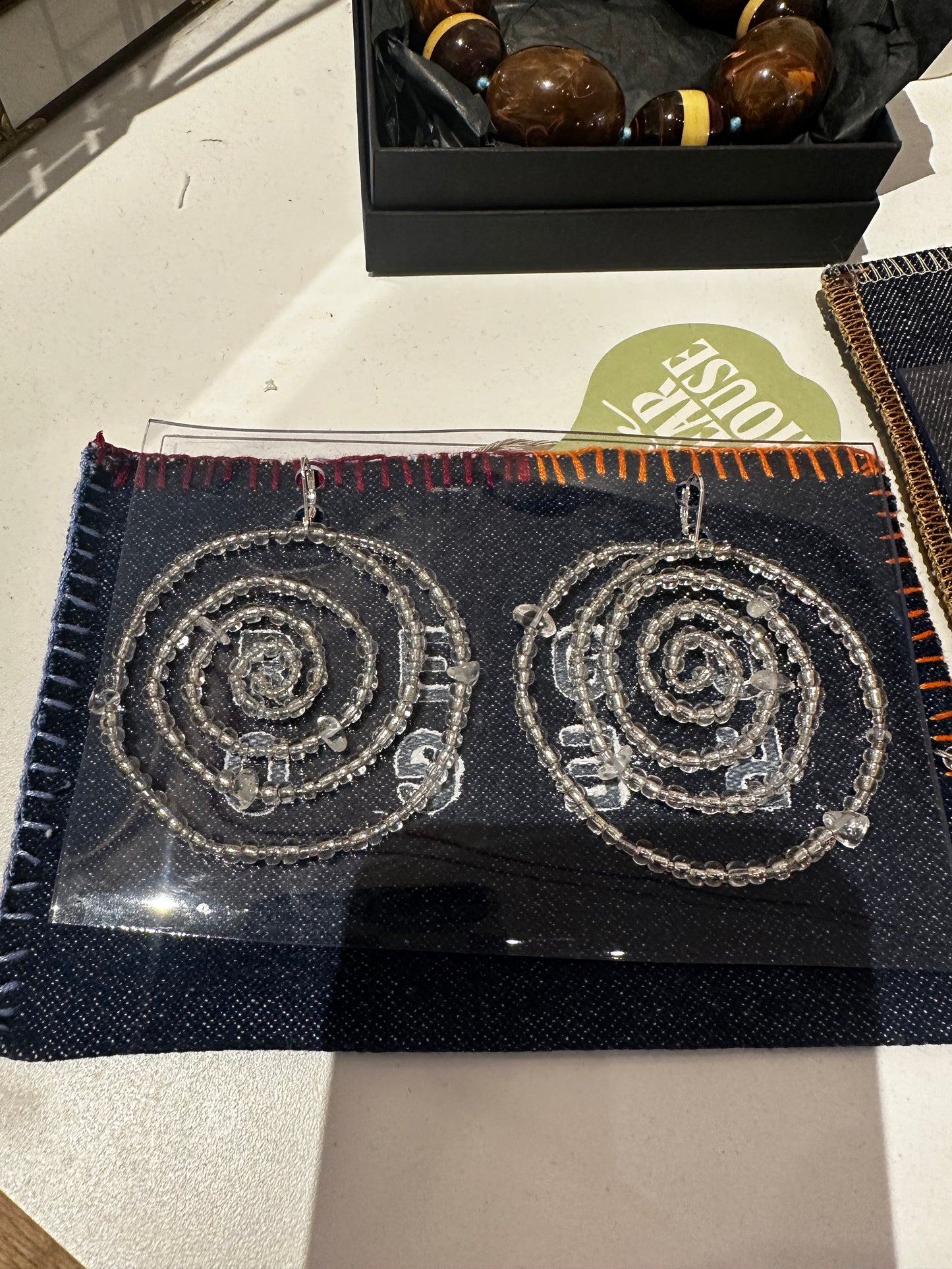 Large Swirl Earrings
