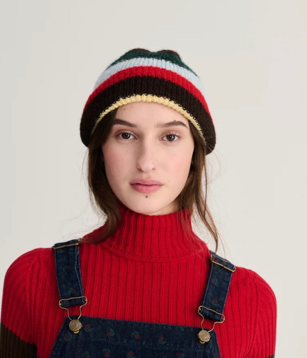 Striped beanie