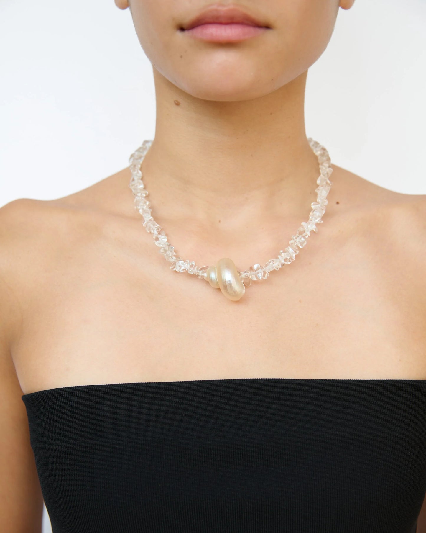 Siquijor Quartz Shell Necklace