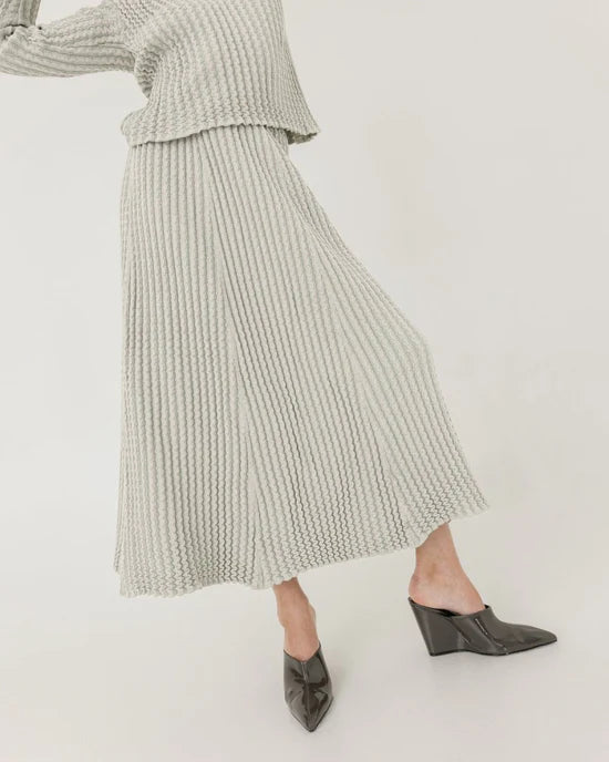 Vagos A-Line Midi Skirt