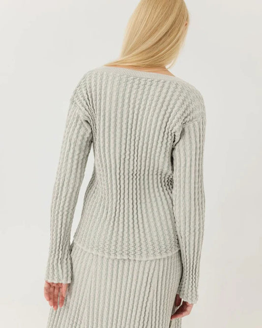 Zemes V-Neck Sweater Top