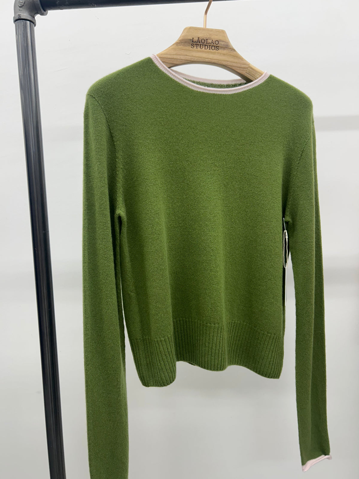 Trish Roll-Edge in Cashmere - Matcha