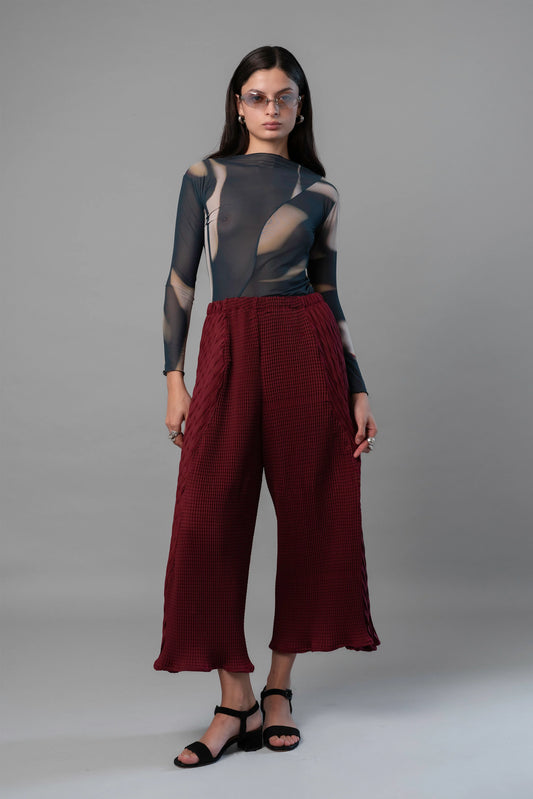 Bell Pleat Pant
