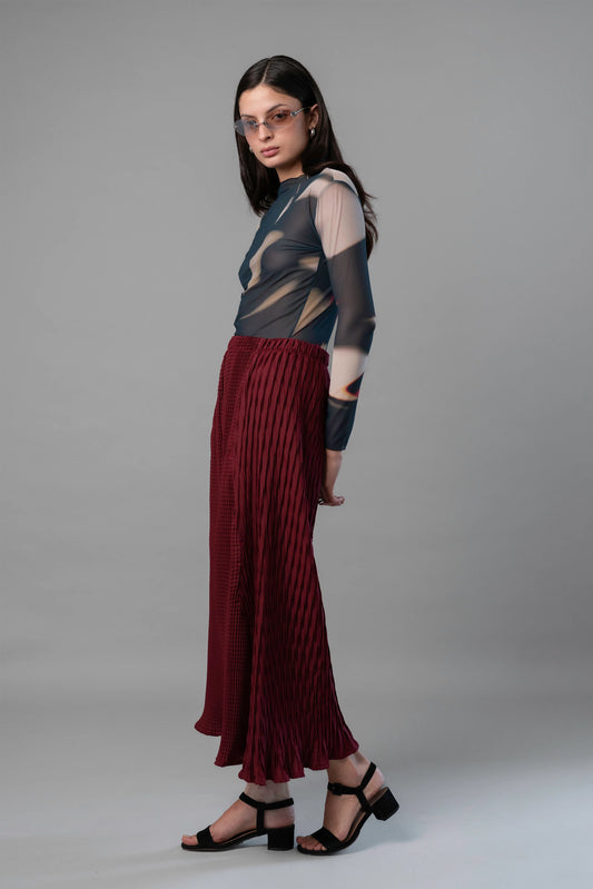 Bell Pleat Pant