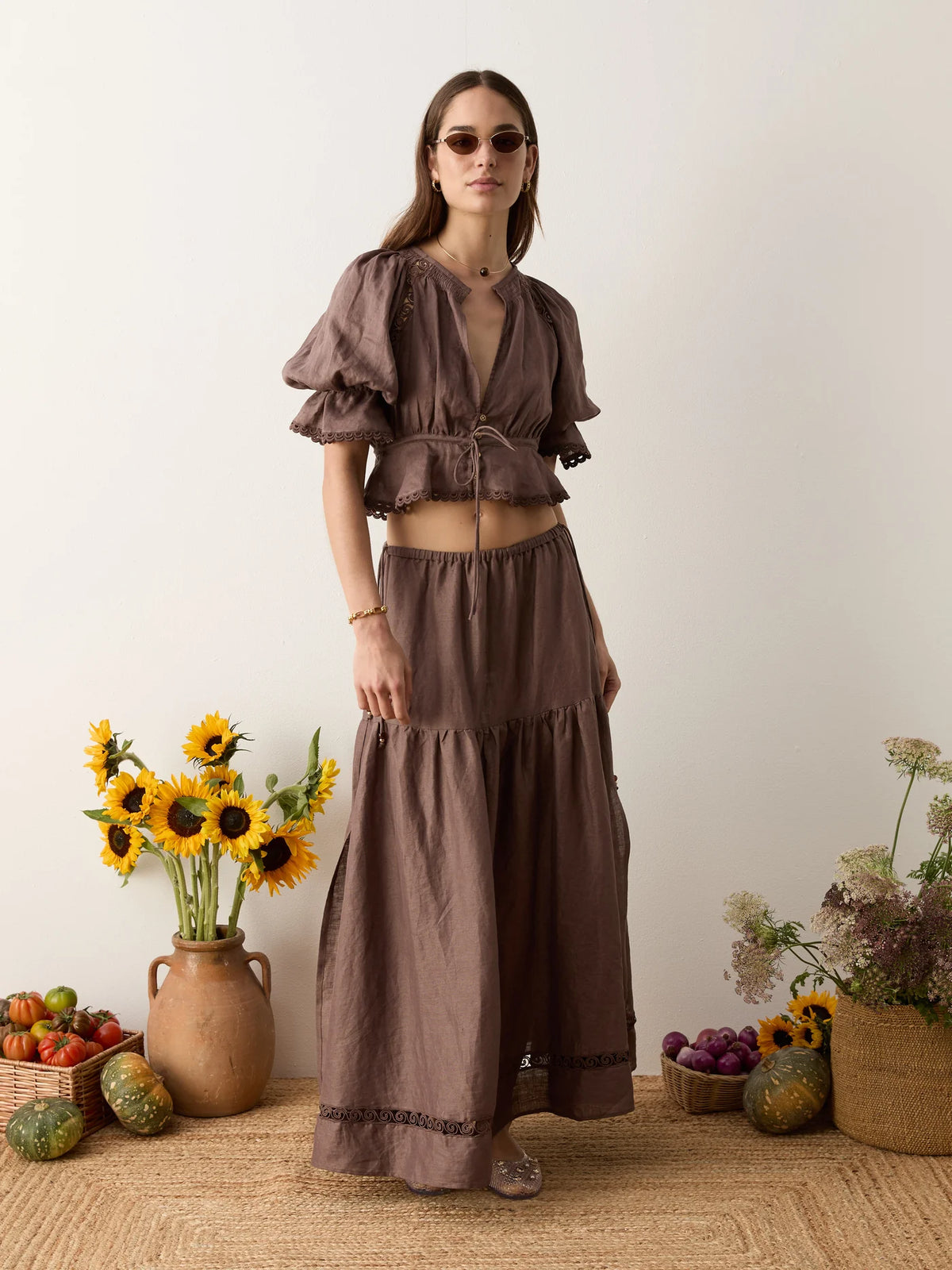 Myra Crop Blouse