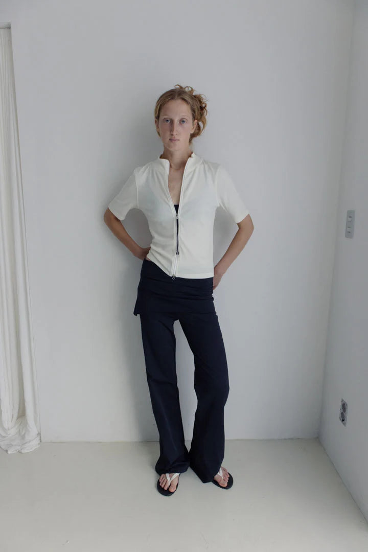 Recycled Zip Cardigan