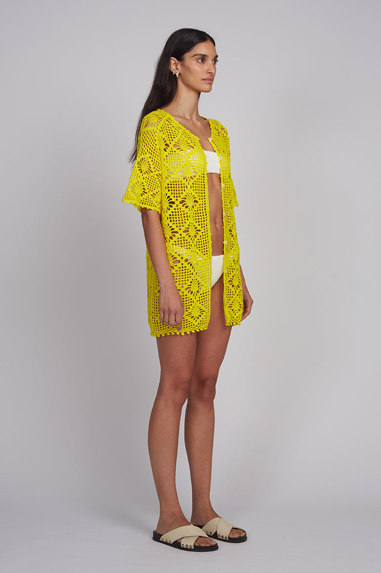 VOILET CROCHET COVER UP
