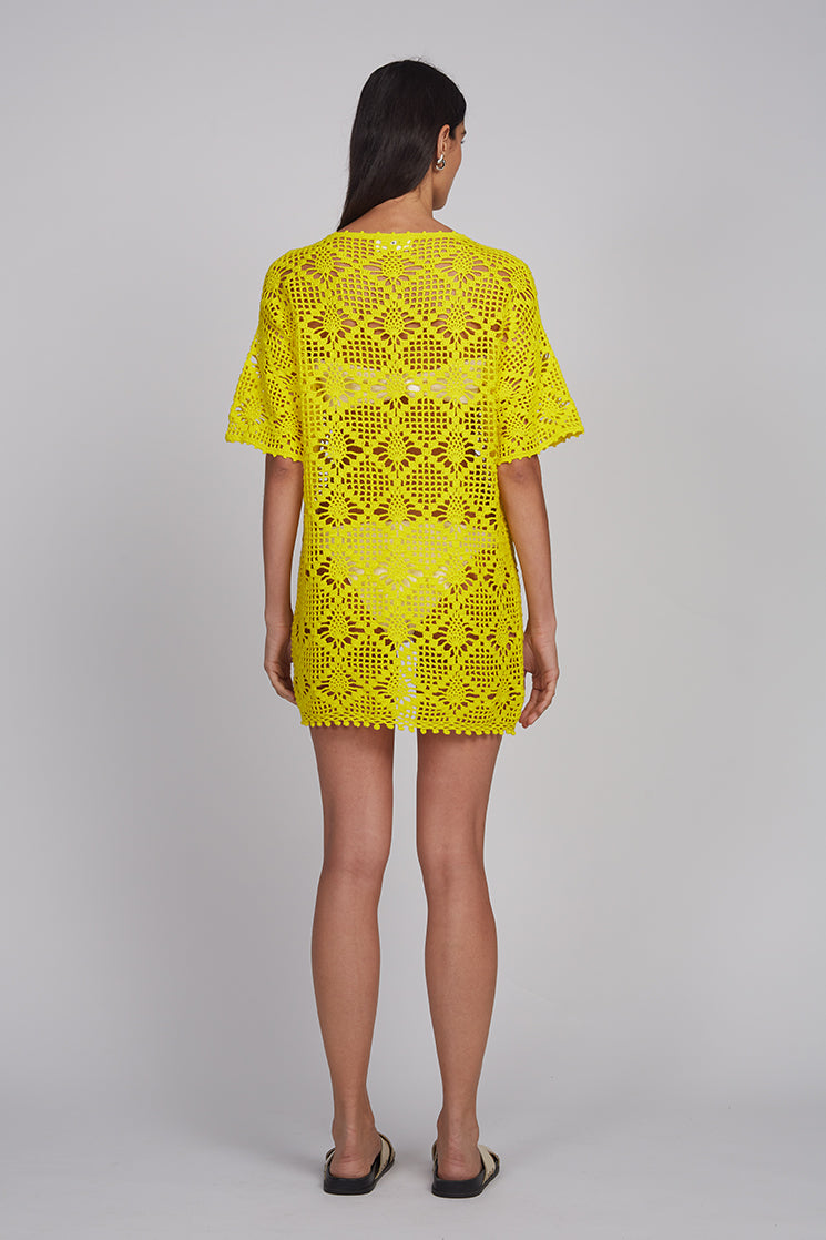 VOILET CROCHET COVER UP