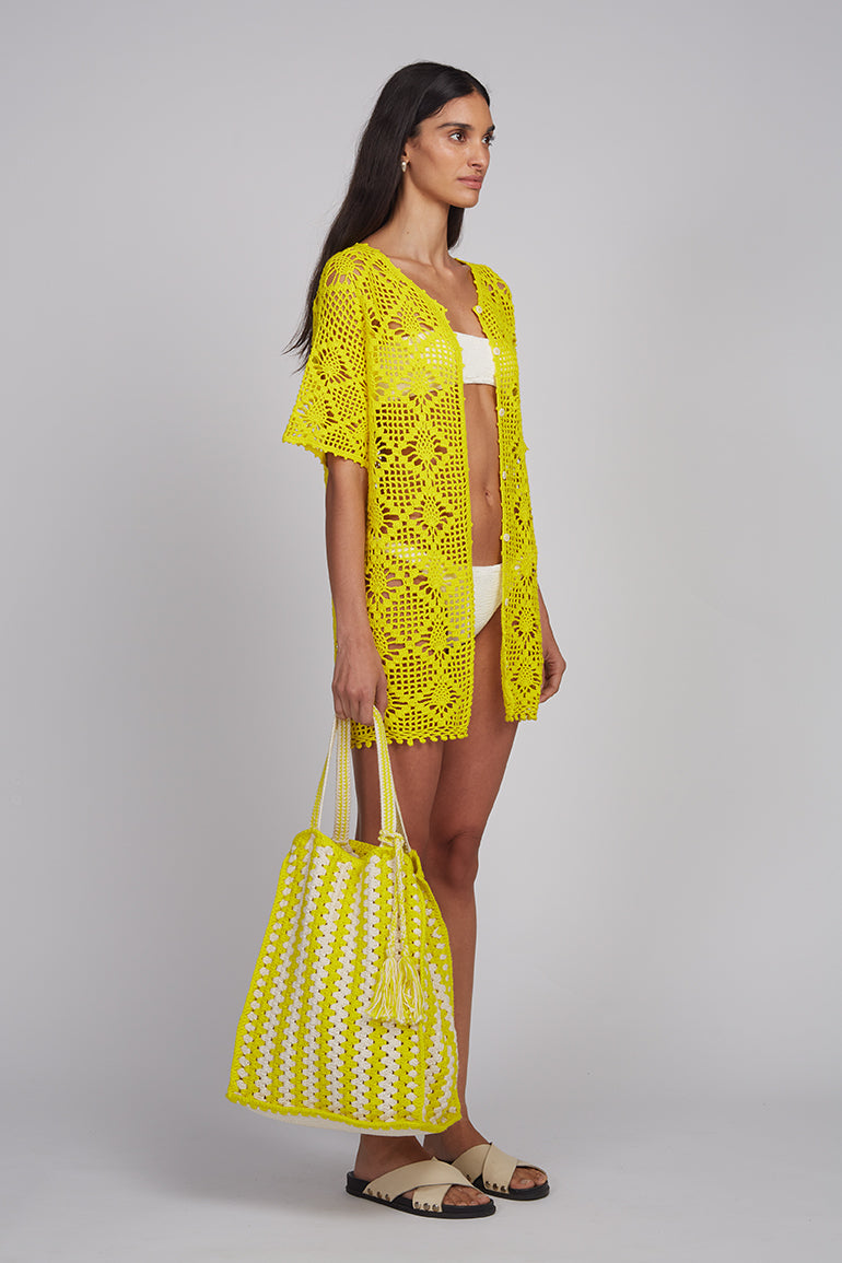 VERA CROCHET TOTE BAG
