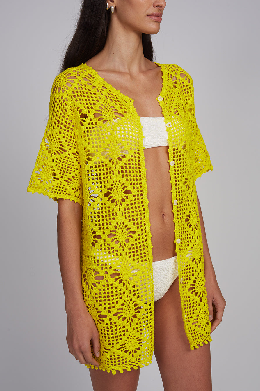 VOILET CROCHET COVER UP