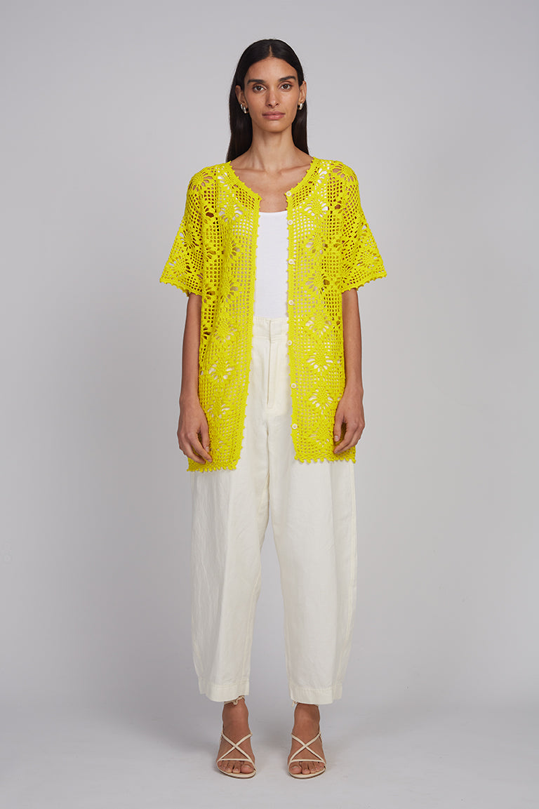 VOILET CROCHET COVER UP