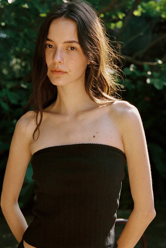 Pointelle Tube Top