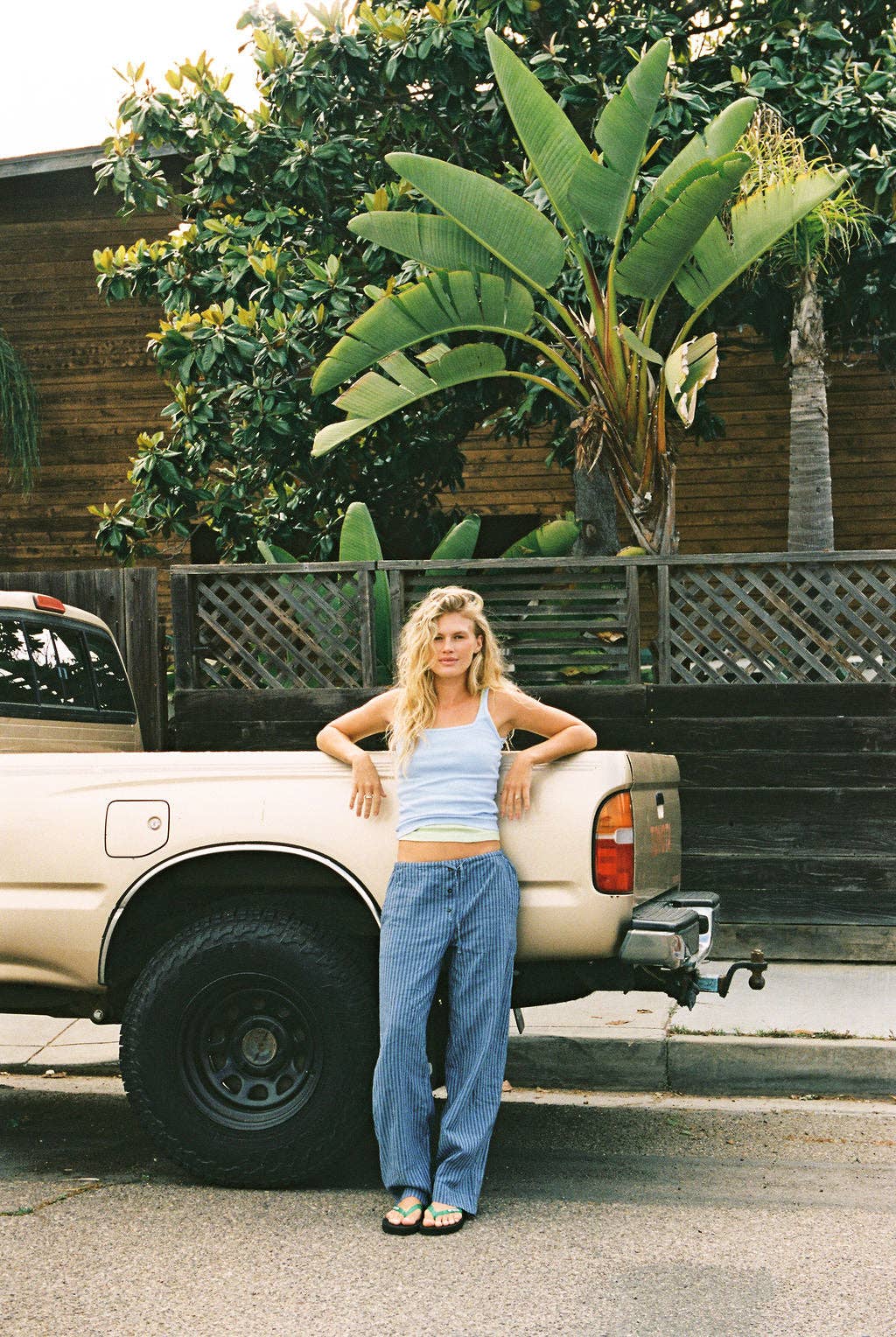 Laundered Stripe Pant