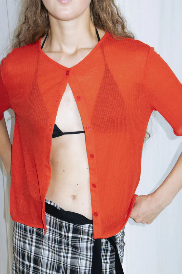 Recycled Bae Shortsleeve Cardigan