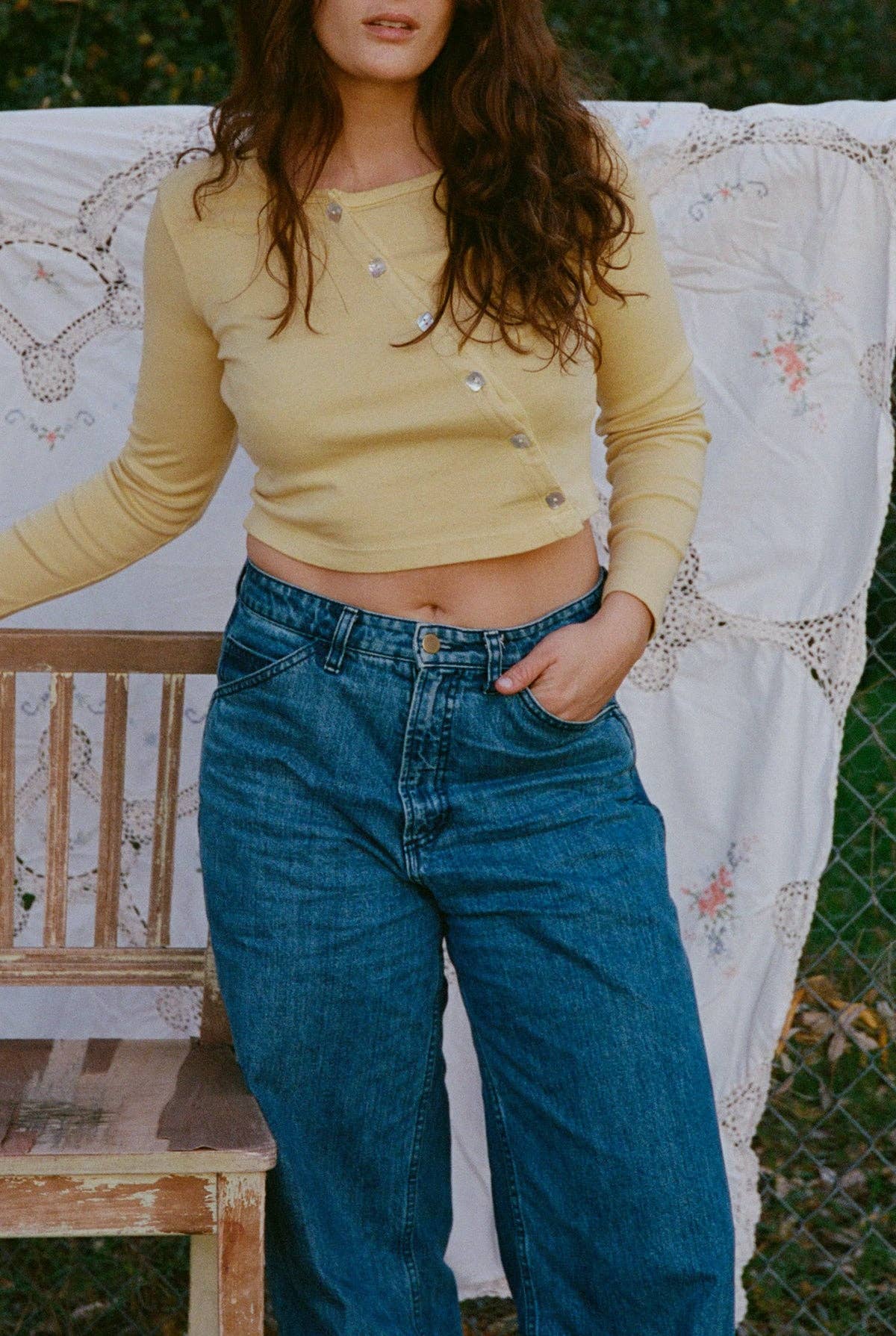 Organic Slant Cardi