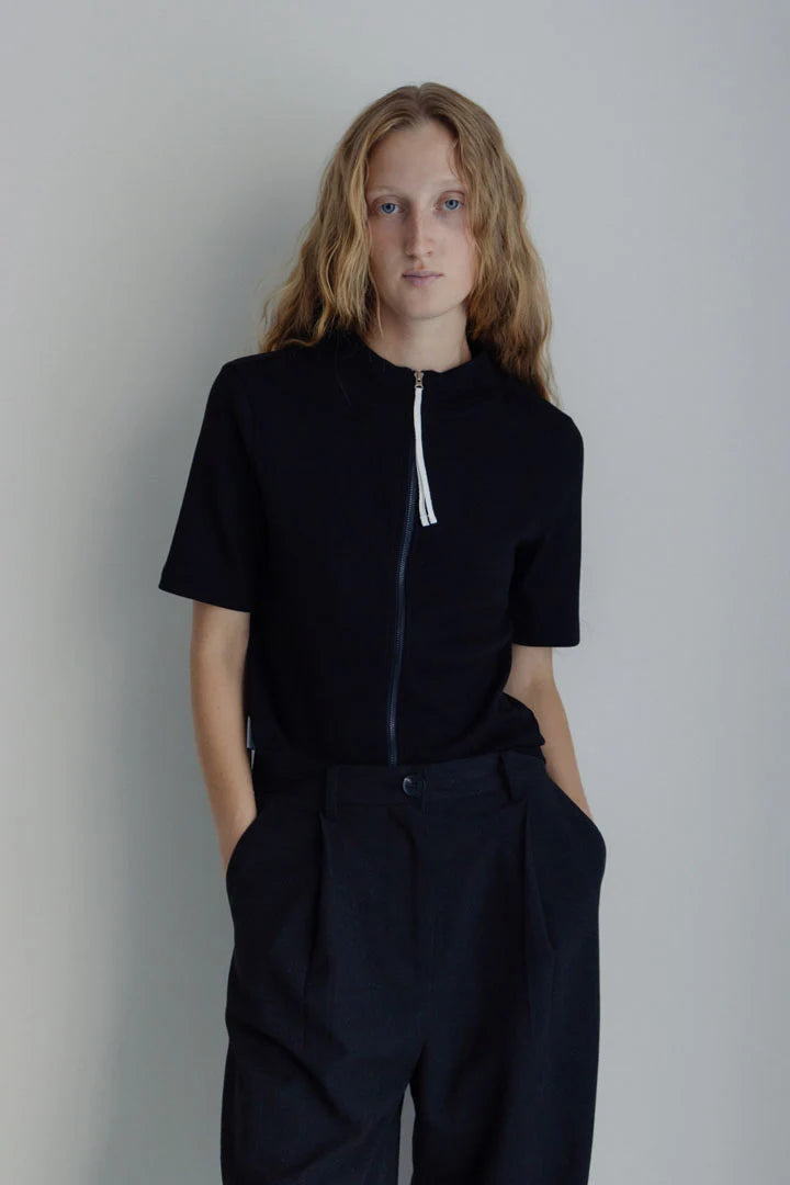 Recycled Zip Cardigan