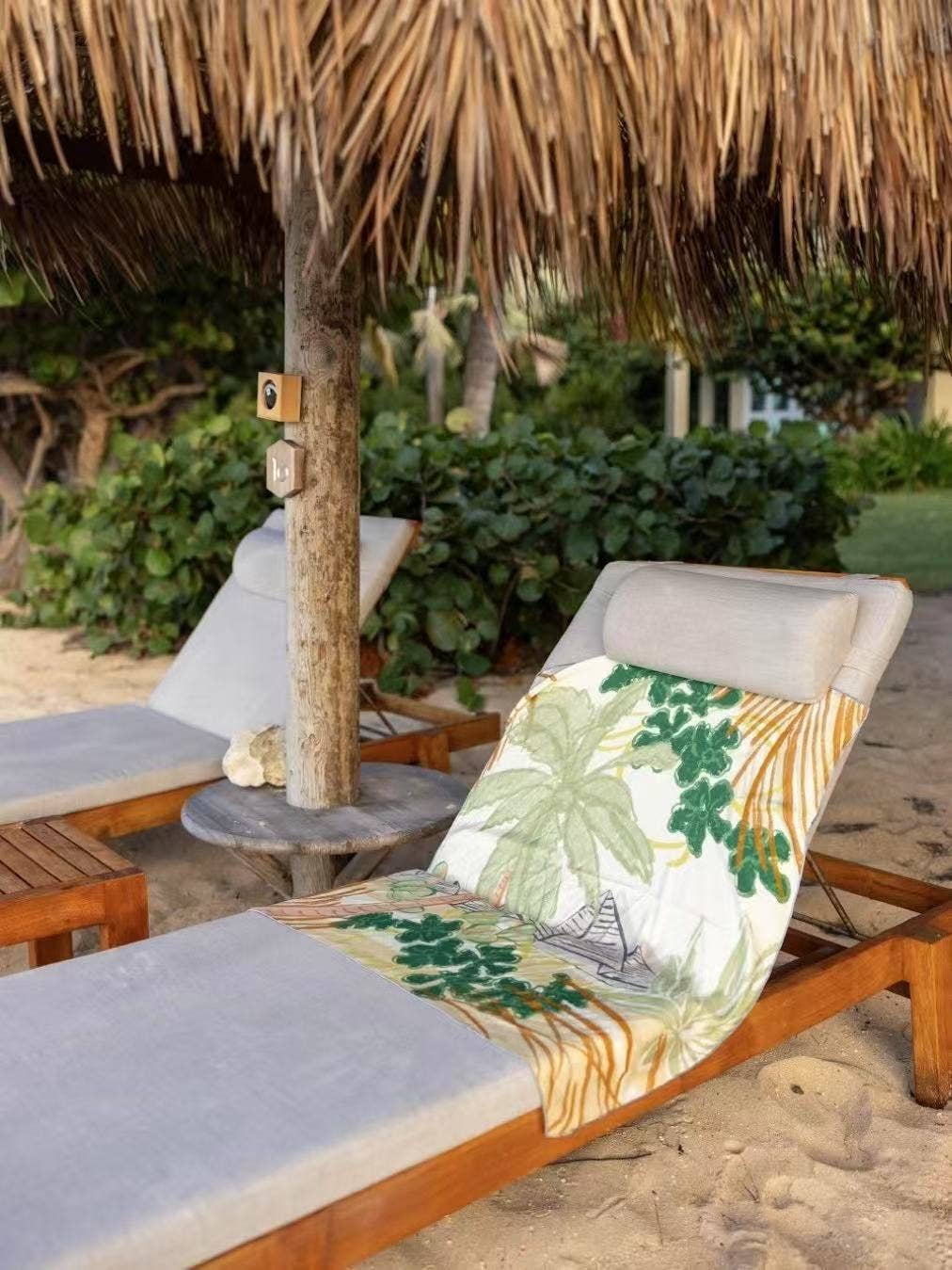 "Little Dix Bay" Large Silk Scarf