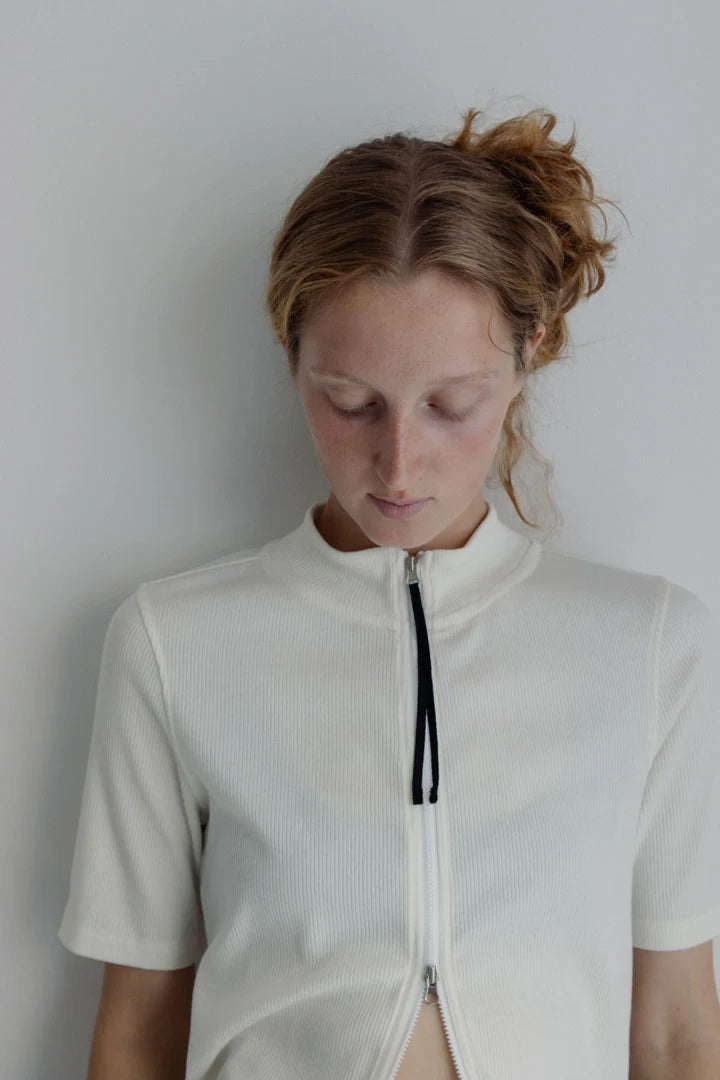 Recycled Zip Cardigan