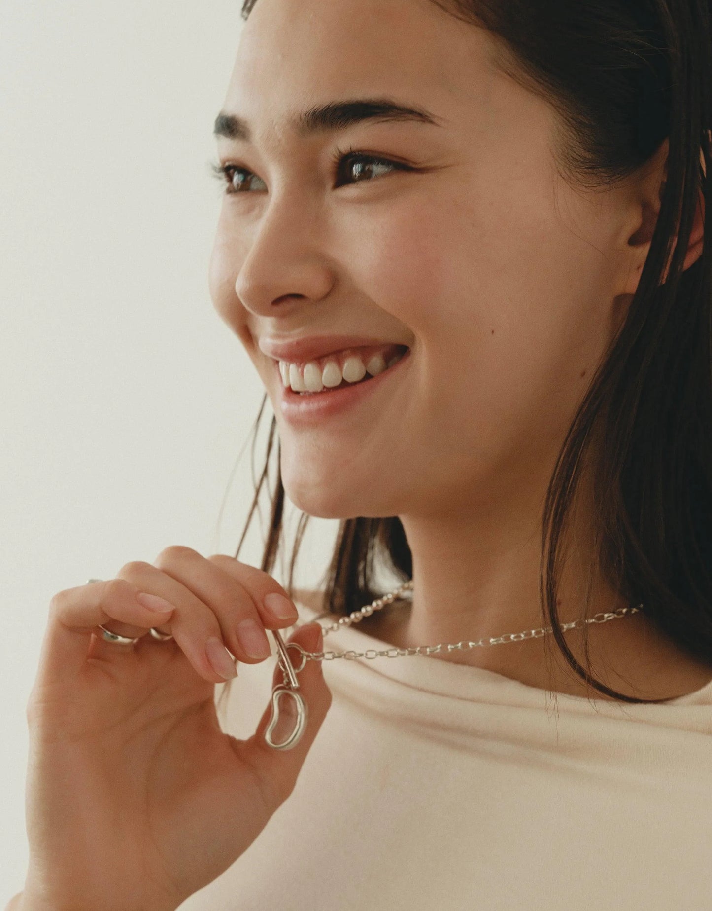 Bean Toggle Necklace