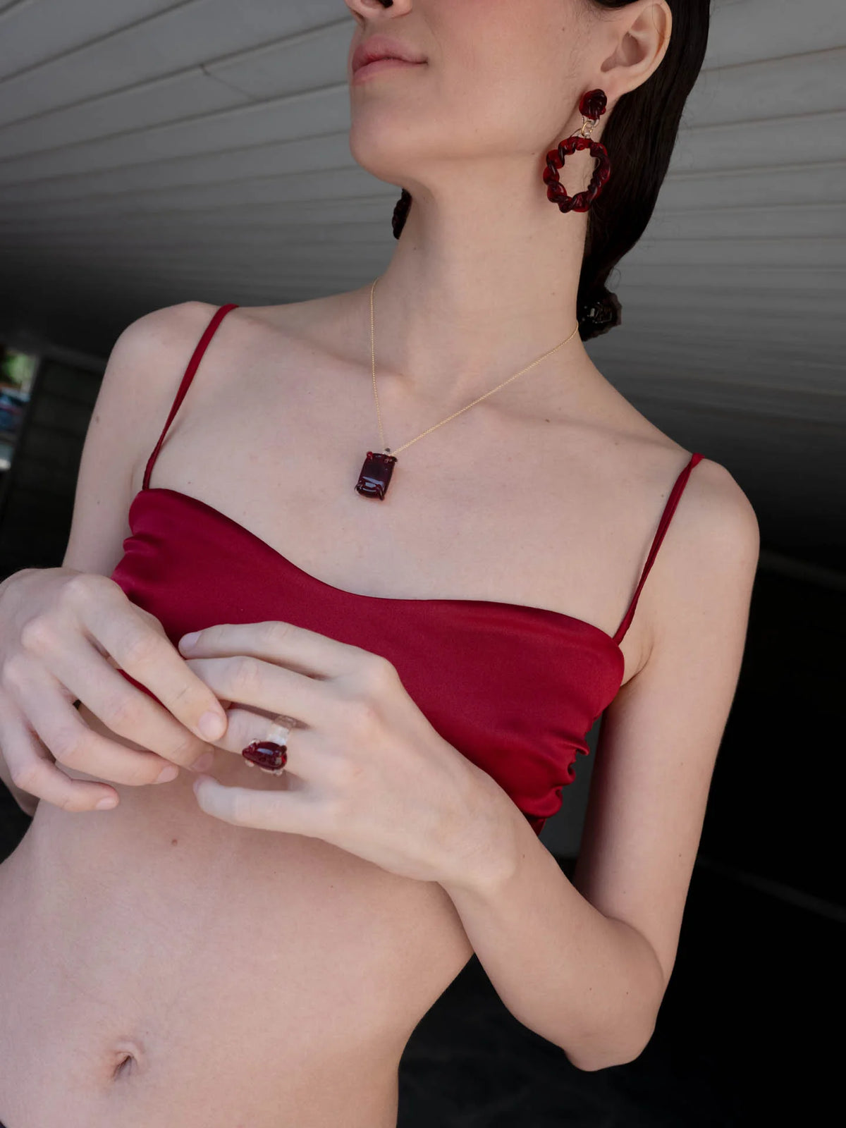 Square Pendant Necklace