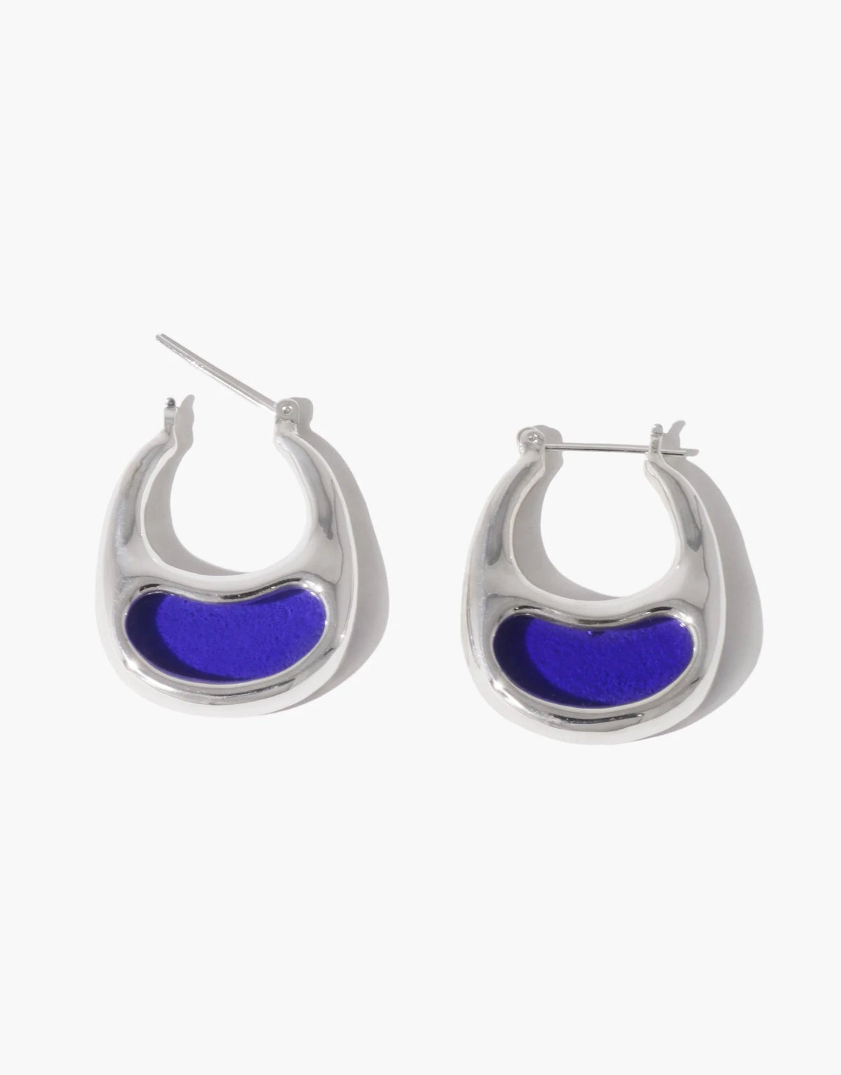 Bean Hoop Earrings | Large