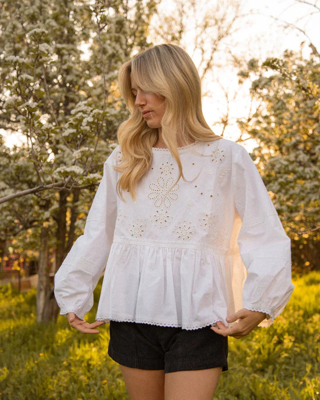 Eyelet Blouse