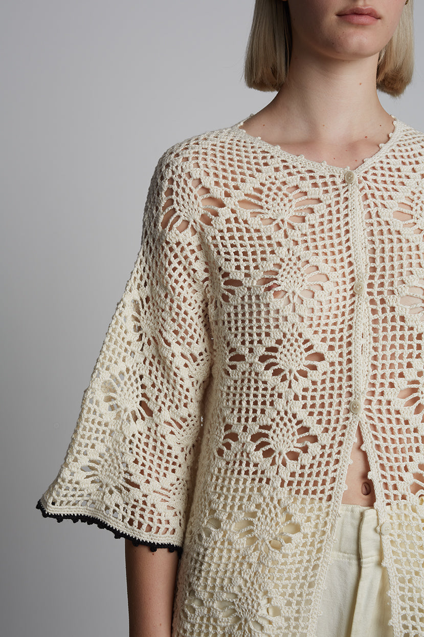 VOILET CROCHET COVER UP