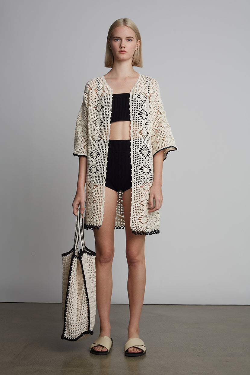 VERA CROCHET TOTE BAG