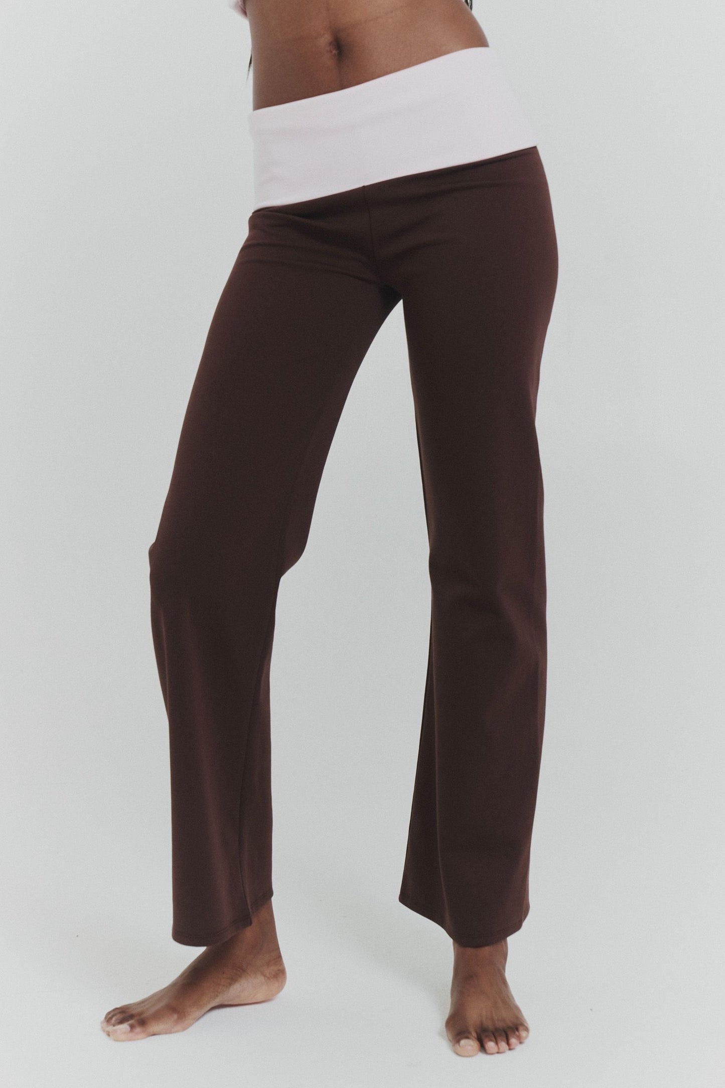 Foldover Ponte Pants