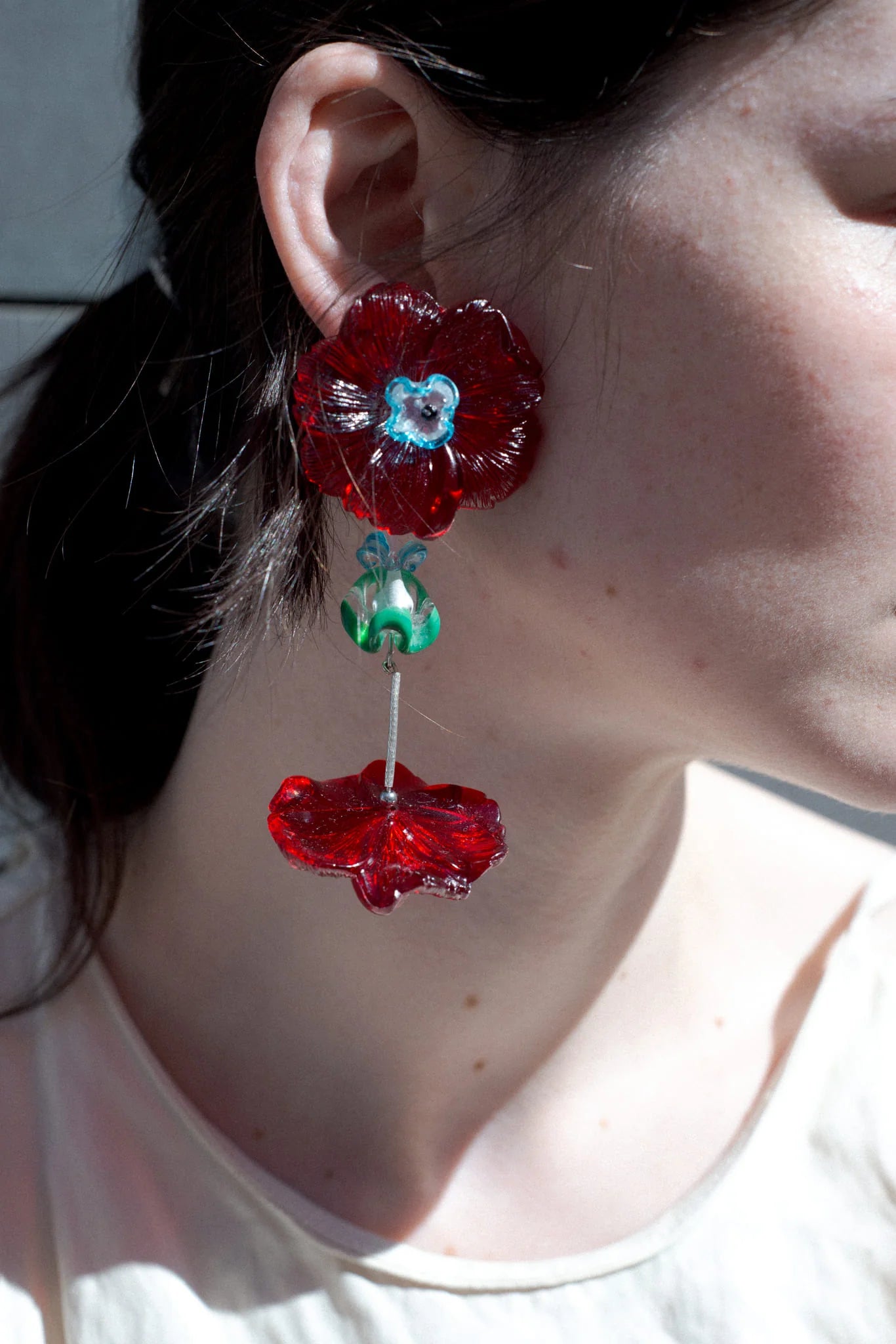 Lady of the Camelias Earring (single)