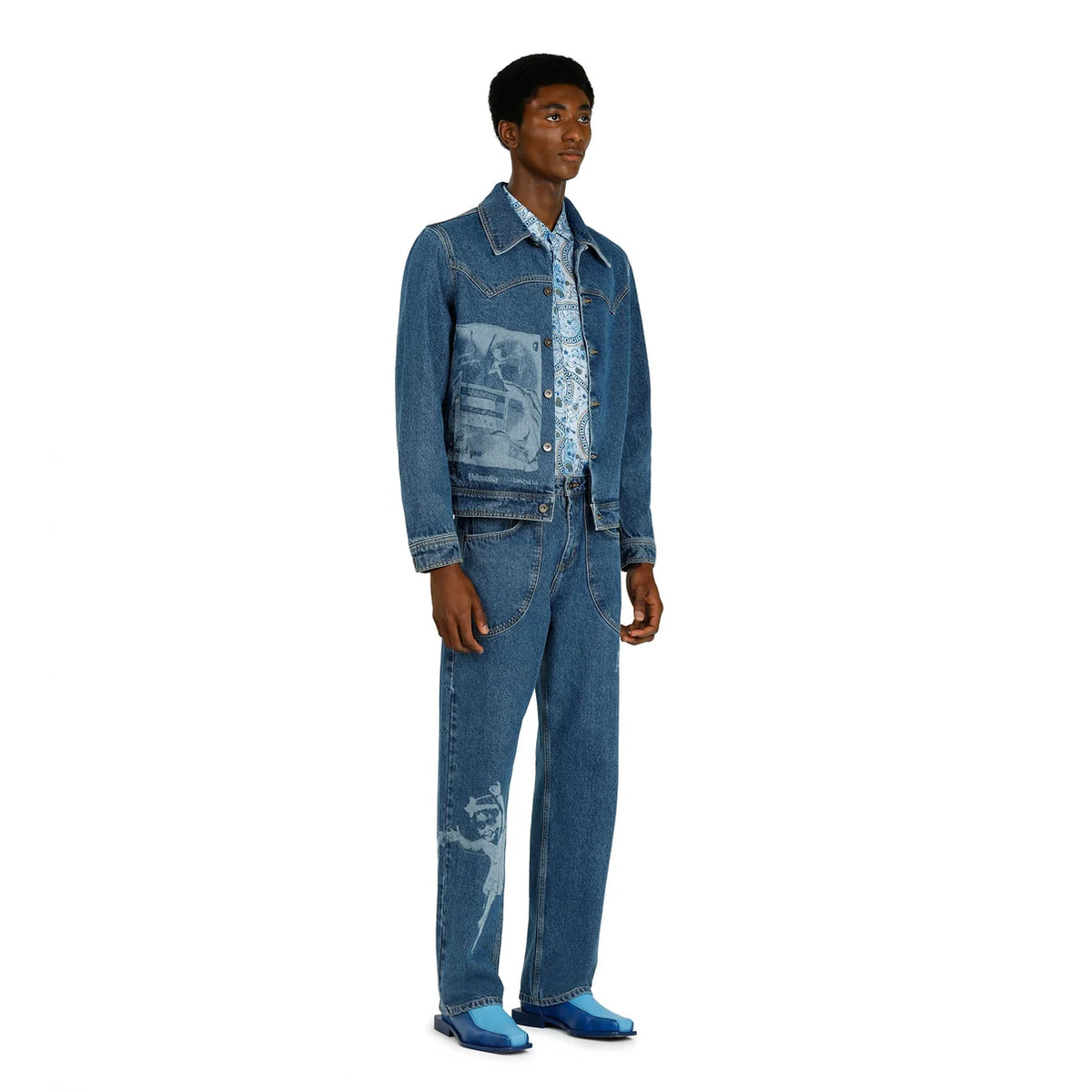 Men’s Laser Denim Jacket
