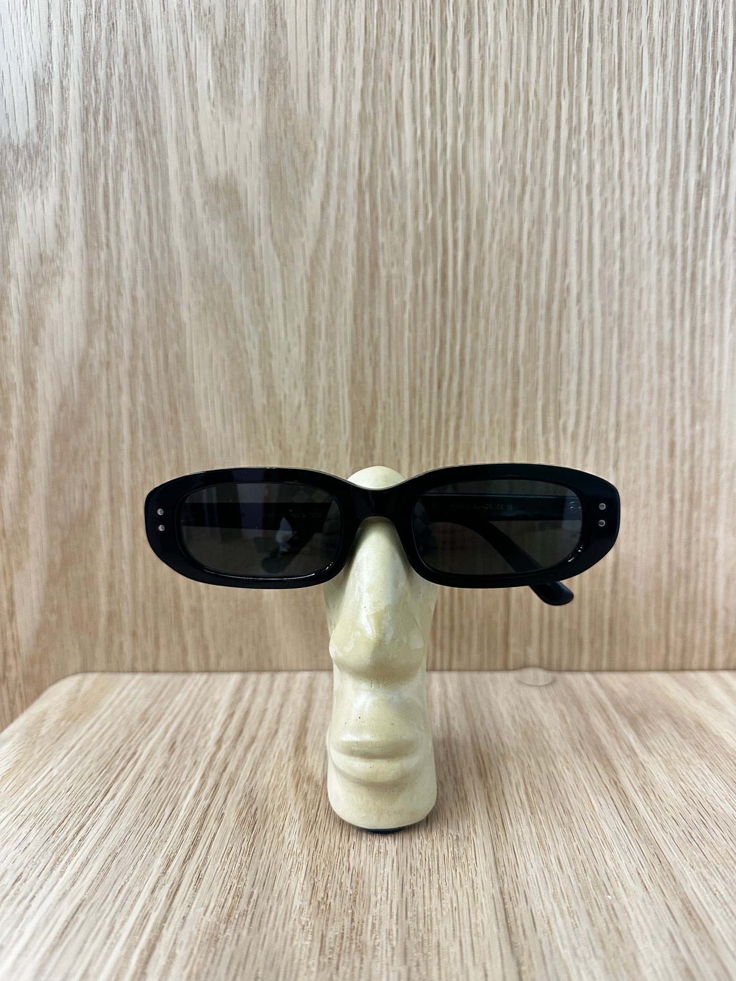 April Black - Green Solid Lens