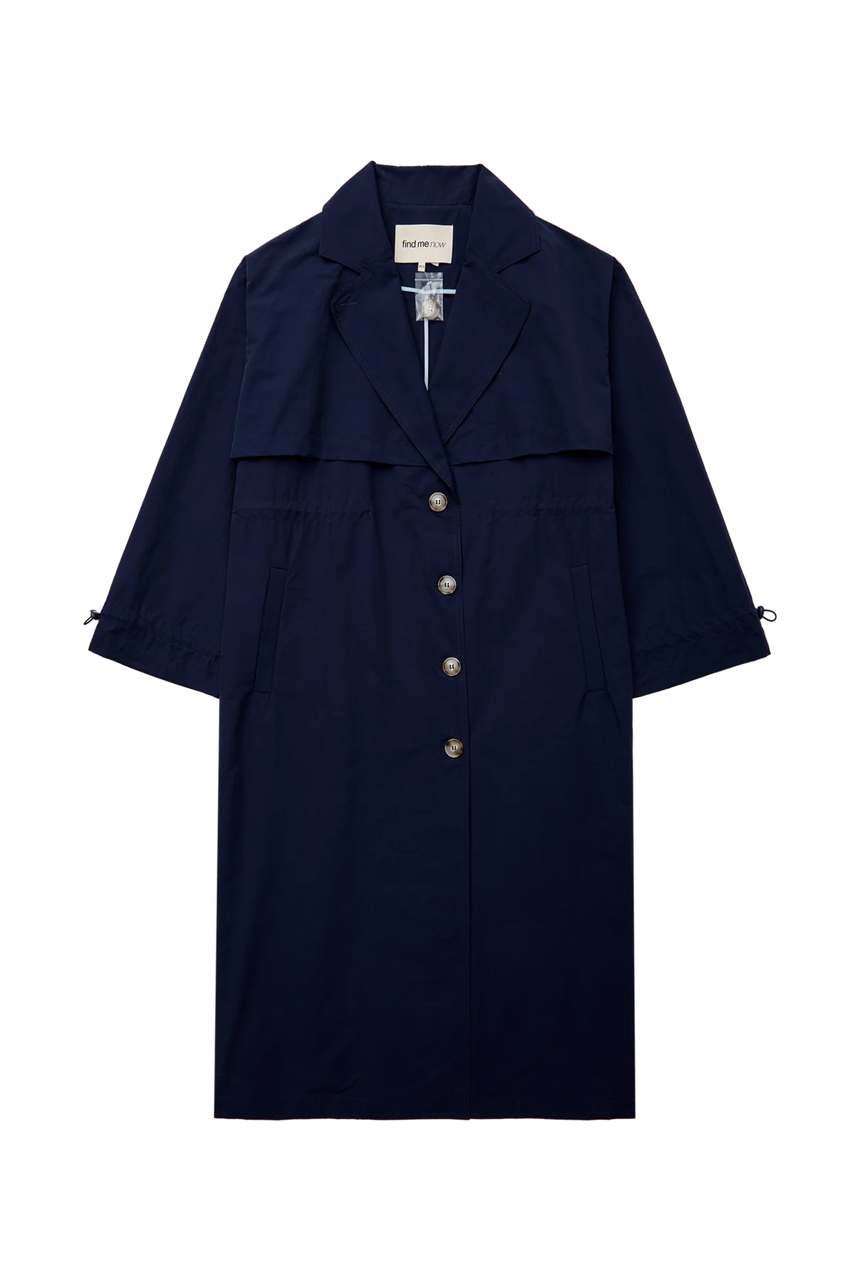 Cinched Trench Coat