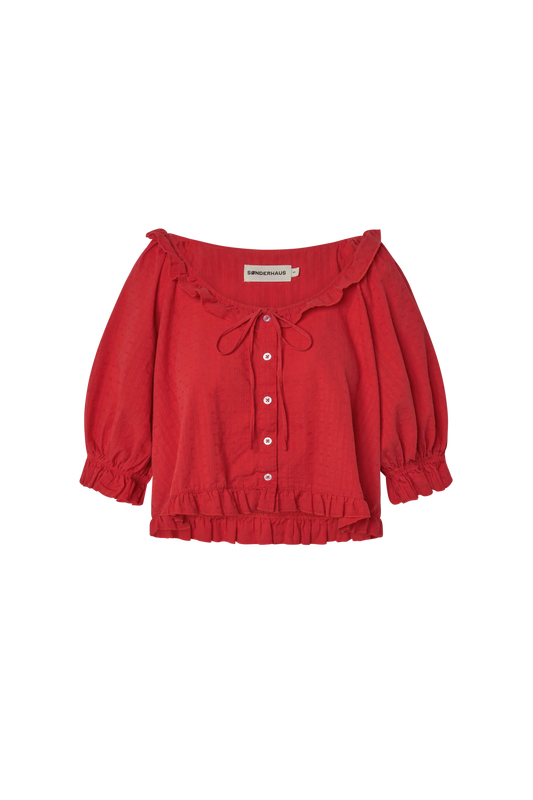 Romeo Sleep Top - Red