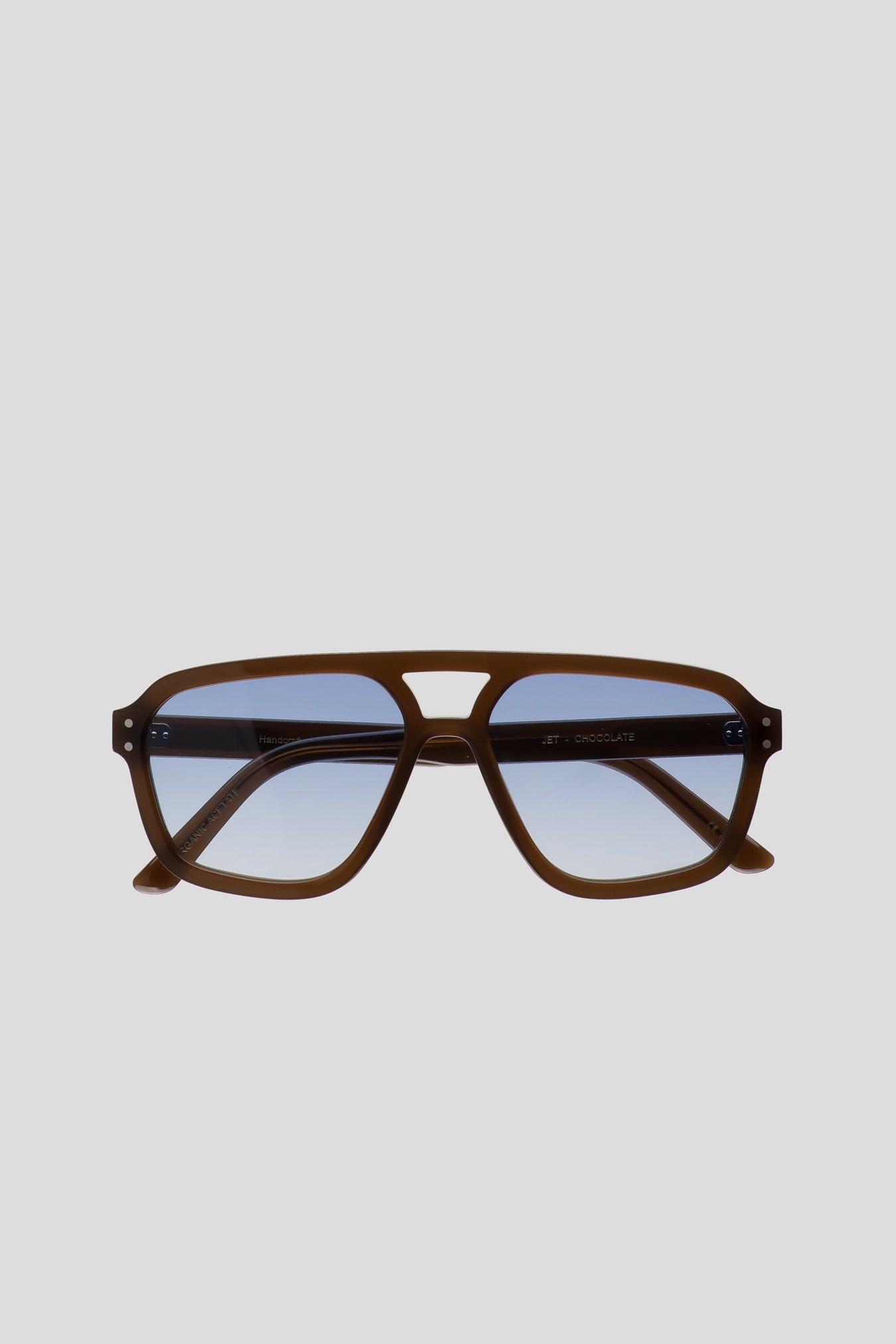Jet Chocolate-Blue Gradient Lens