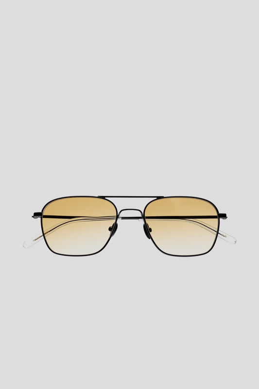 Dion Matt Black - Yellow - Gradient Lens