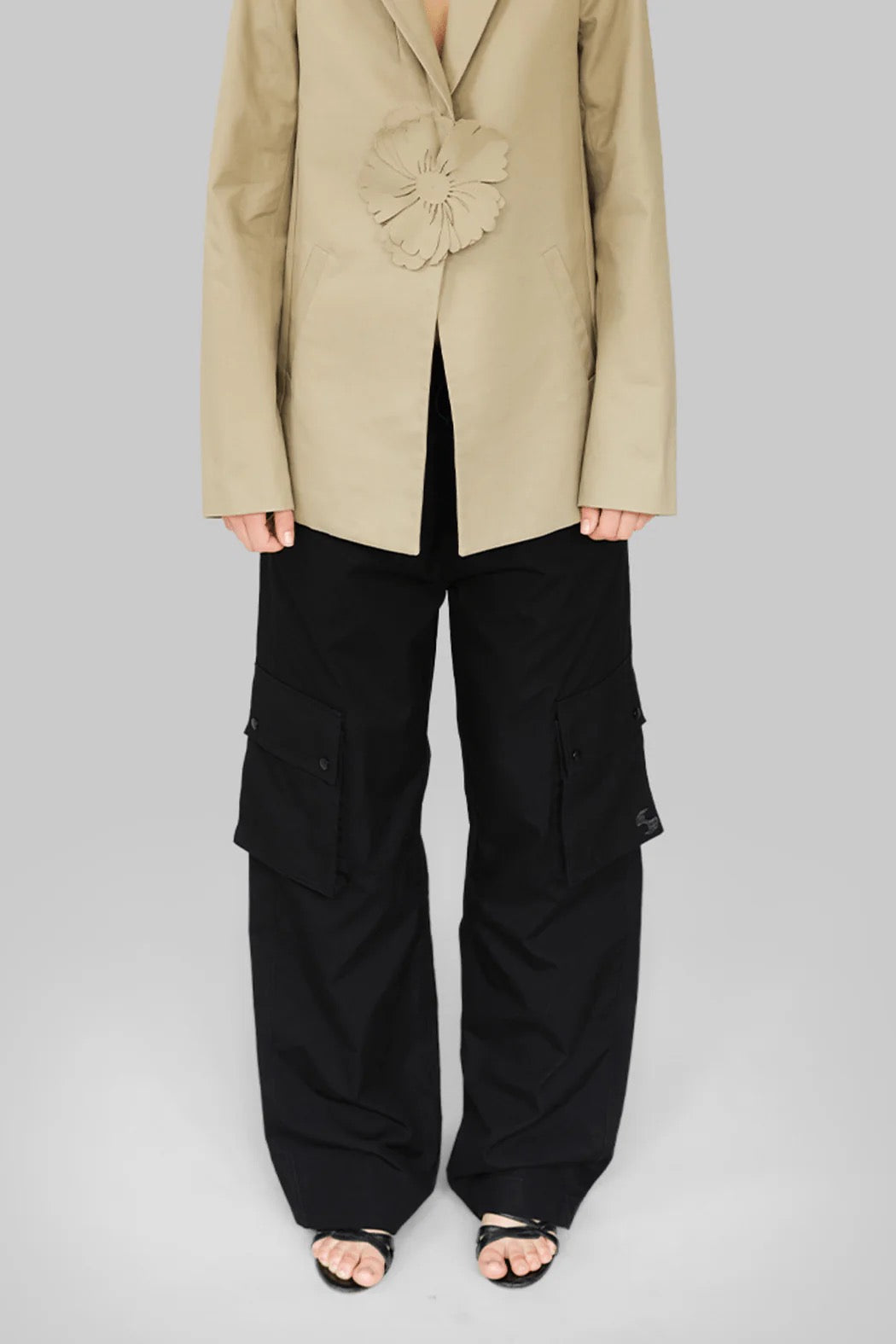 Maud Cargo Pants - Black
