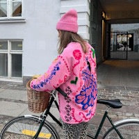 Maggie Jacket - Suzani Embroidery Light Rose