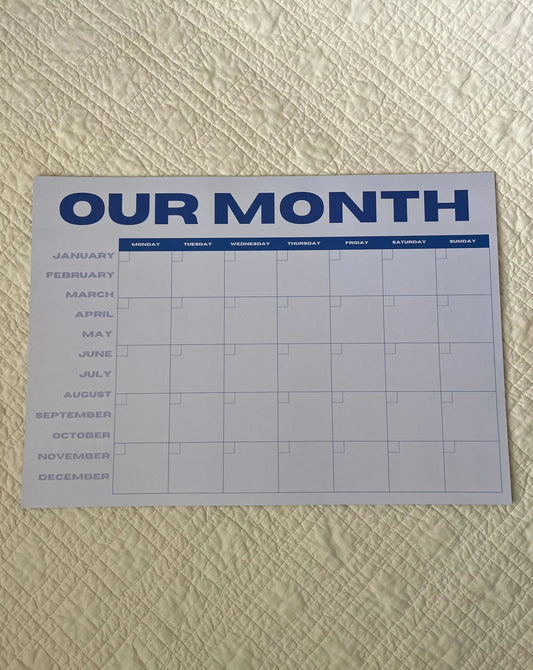 Our Month Planner