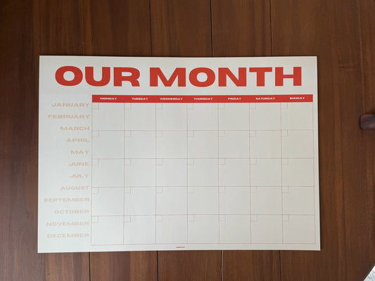 Our Month Planner