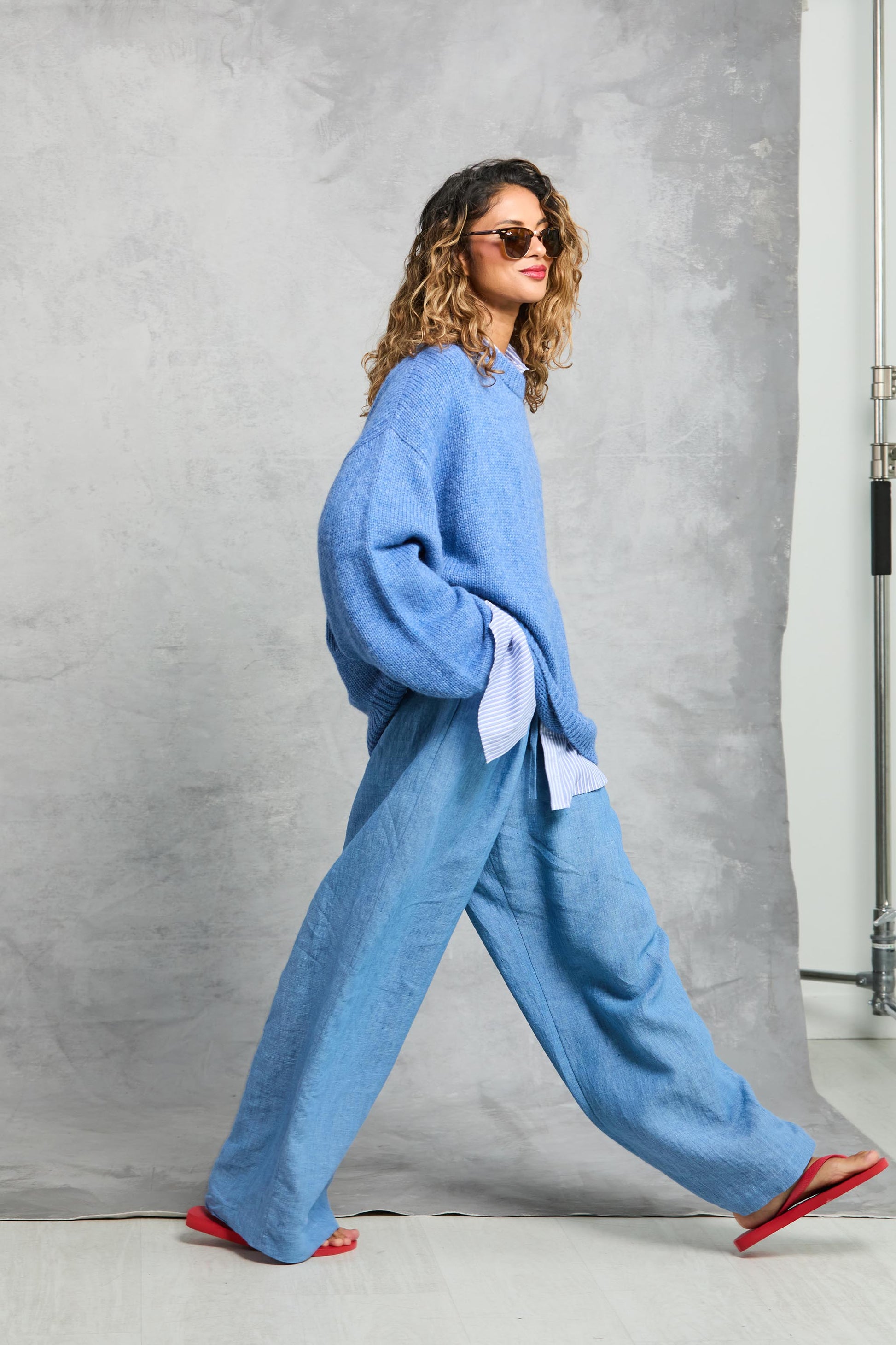 Boyfriend Sweater in Denim