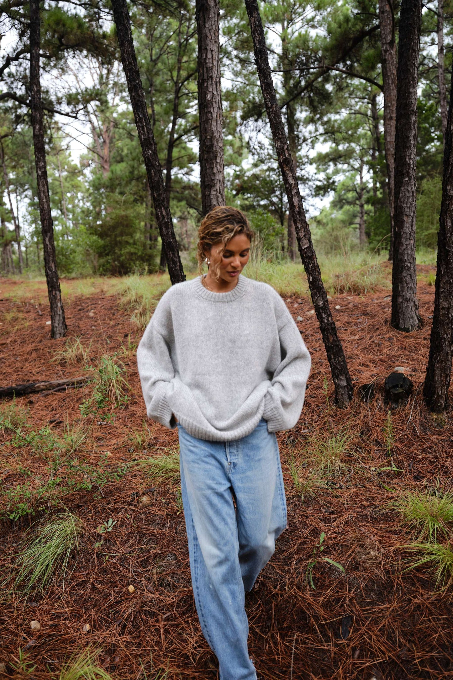 Boyfriend Sweater in Heather