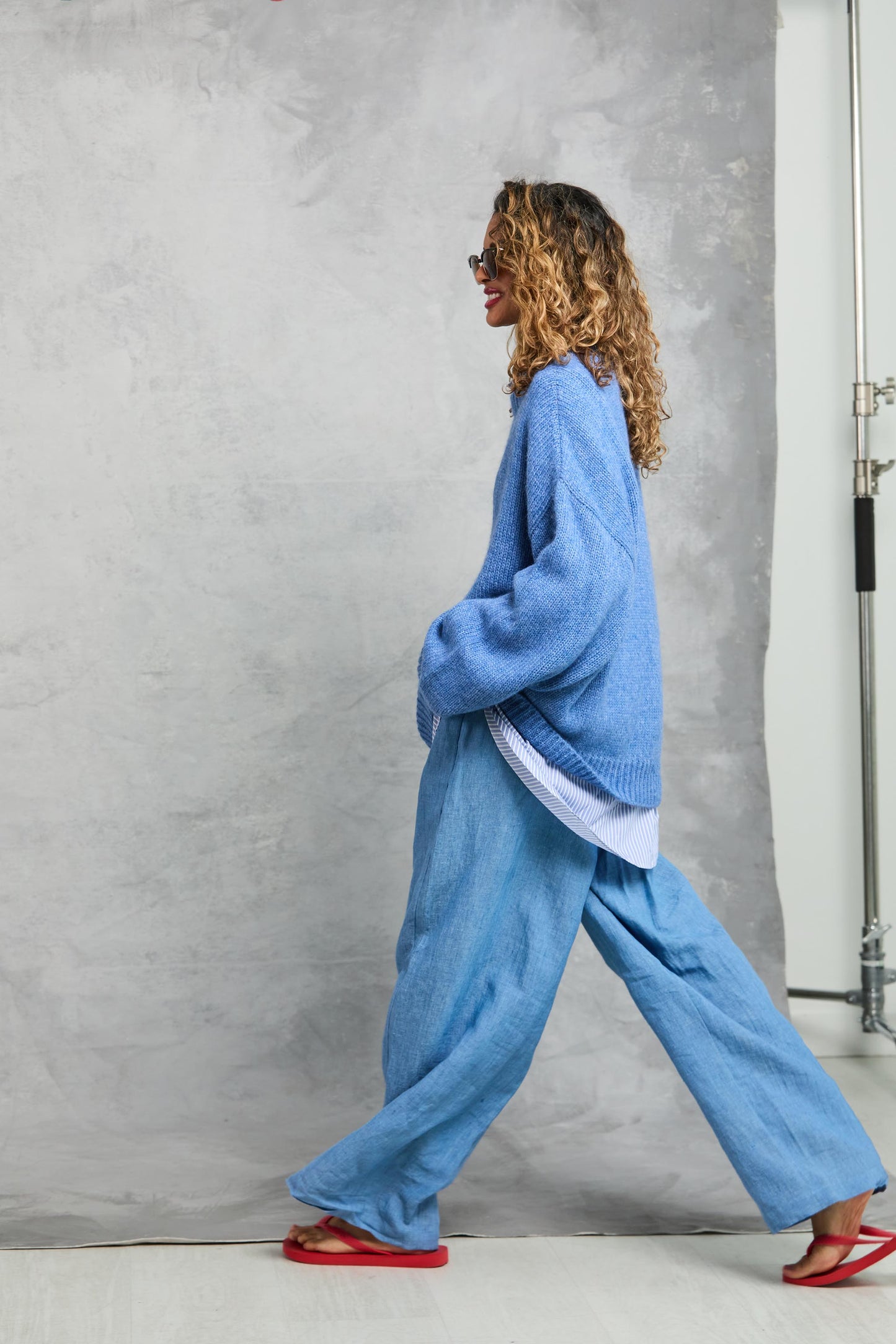 Boyfriend Sweater in Denim