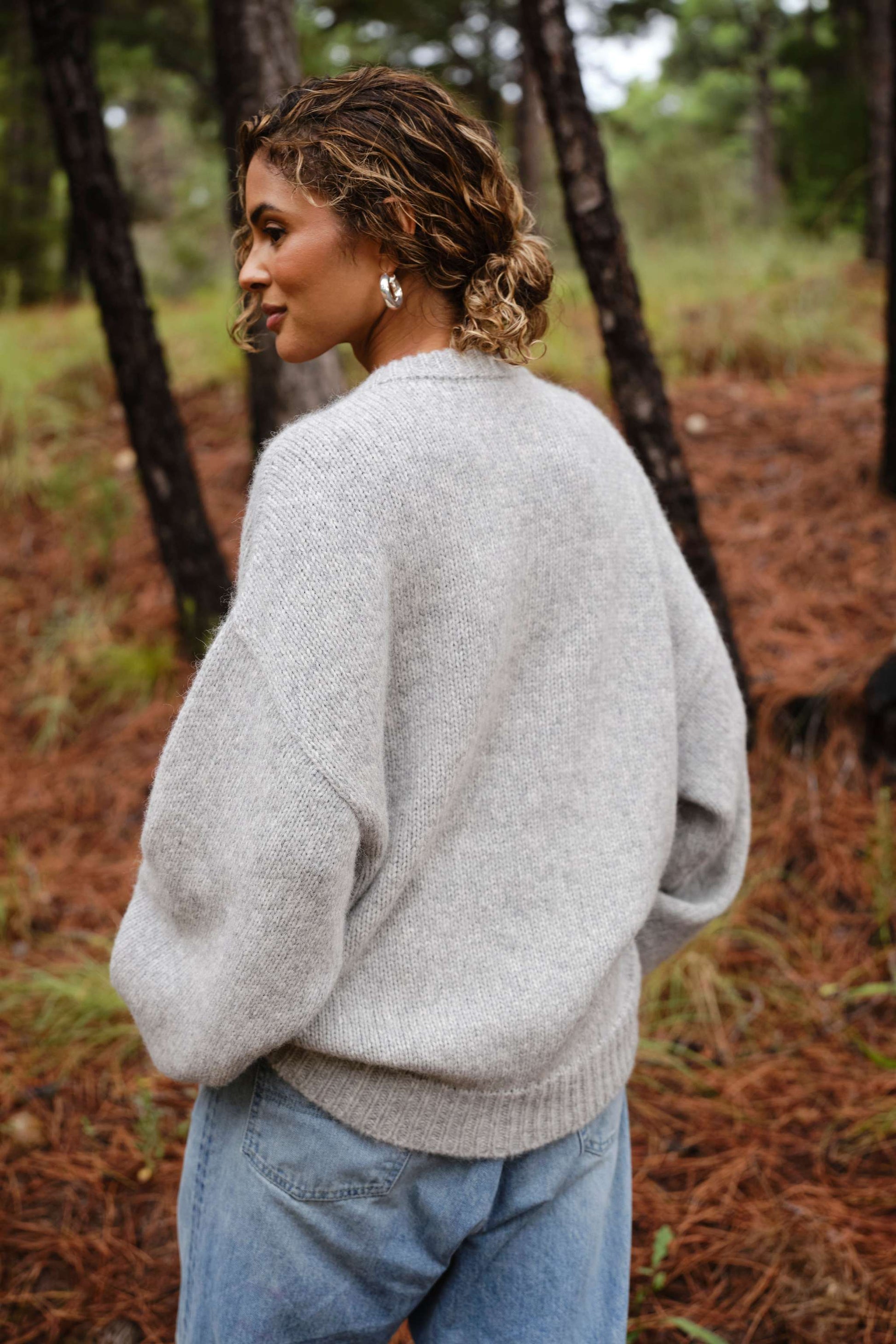 Boyfriend Sweater in Heather