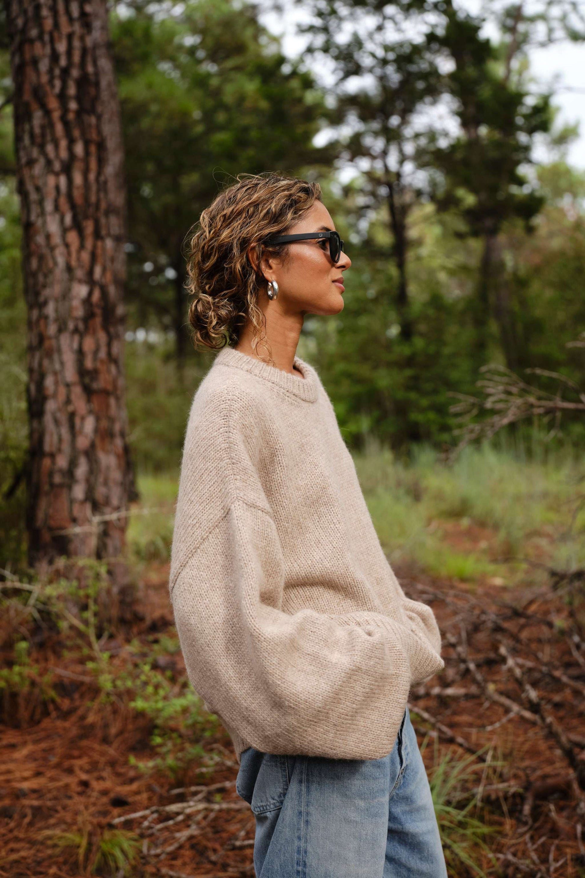 Boyfriend Sweater in Natural