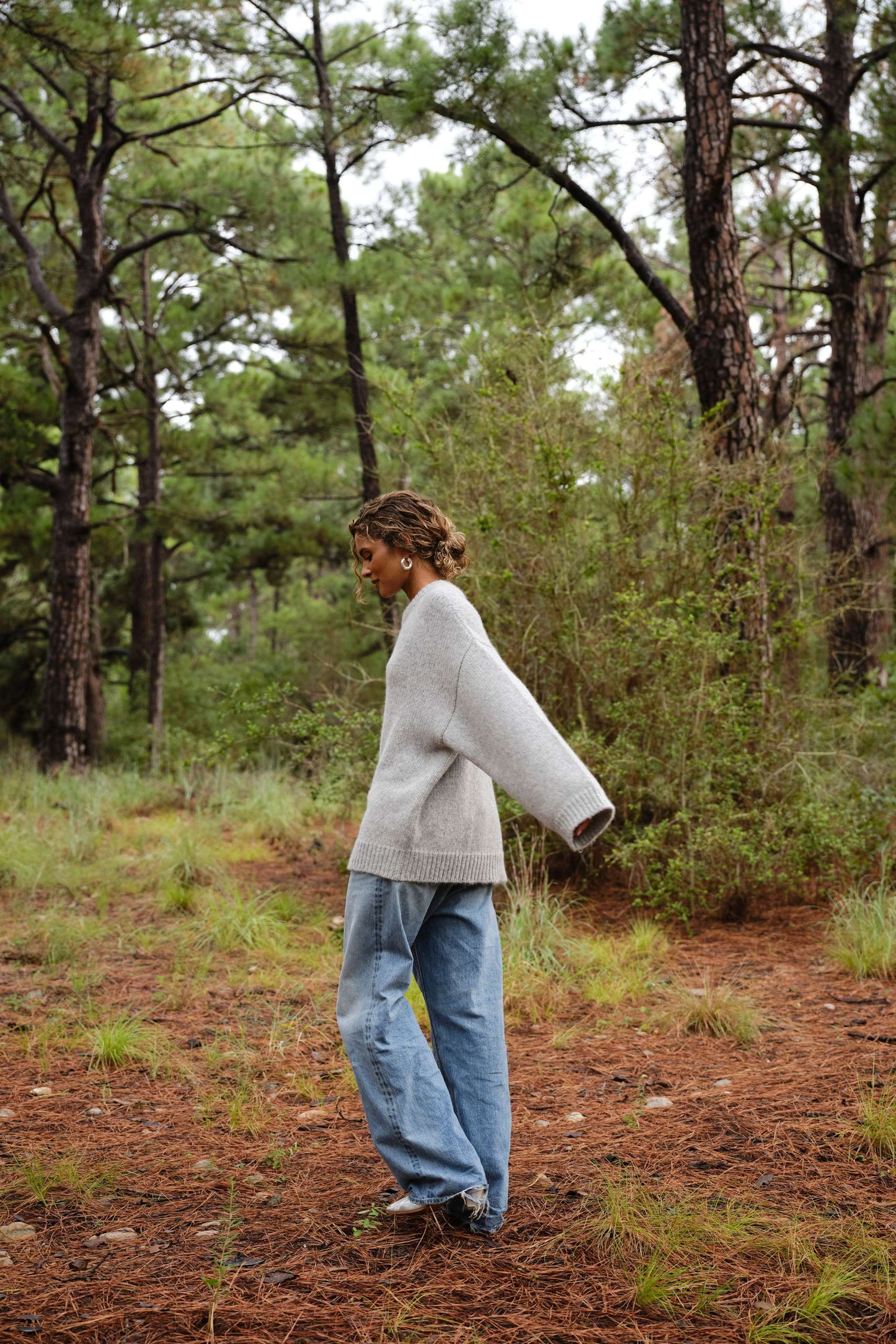 Boyfriend Sweater in Heather